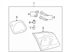 BRACKET BP4K-51-3K7A MAZDA