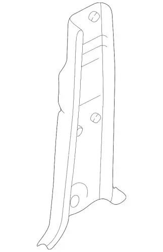 TRIM(L), B PILLAR-LO L150-68-230-72 MAZDA