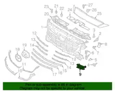 BRACKET(L) B63B50164 MAZDA