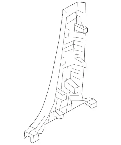 TRIM(L),BPILLAR-LOWER TK4868230B02 MAZDA