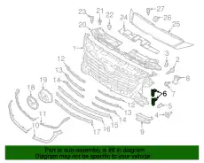 BRACKET(R),FRT BUMPER BANE50153 MAZDA