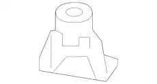 BRACKET(R),RR.BUMPER TK4950251B MAZDA
