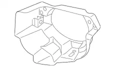 BRACKET)Lx-F/FOG LAM BJS8-51-694 MAZDA