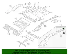 BRACKET,REAR BUMPER KD53-53-89XA MAZDA