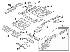 BRACKET,REAR BUMPER KD53-53-89XA MAZDA