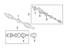 BRACKET,SHAFT JOINT GG30-25-741D MAZDA