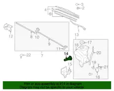 BRACKET,WASHER TANK NC17-67-520B MAZDA