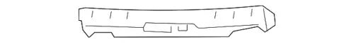 BRKT LT, FRT BMPR LW EH44-50-161B MAZDA