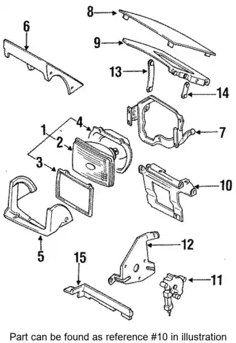 BRKT LT, HINGE FB01-51-521A MAZDA