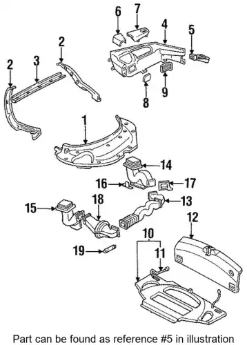 BRKT RT, TRUNK FD01-68-8H2 MAZDA