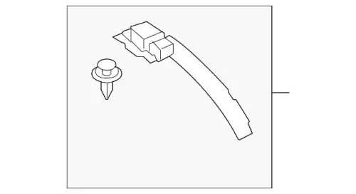 TRIM(L),LIFT GATE-SIDE KB7W68950 MAZDA