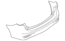 BUMPERREAR C513-50-221E-BB MAZDA