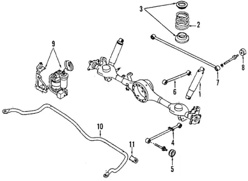 BUSH,STABILIZER,RR LA01-28-156A MAZDA