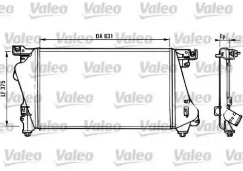 Интеркулер VALEO 816959