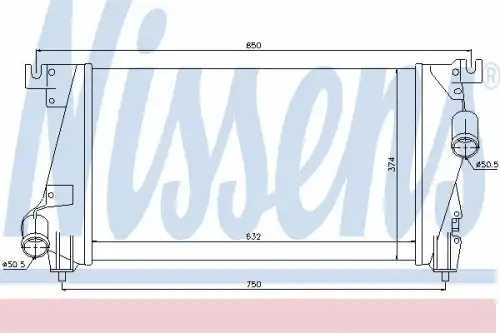Интеркулер NISSENS 96848