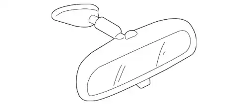 MIRROR,INTERIOR B37F-69-220B MAZDA
