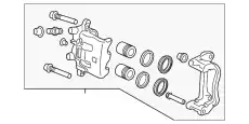 Суппорт тормозной MAZDA TKY8-33-98ZA