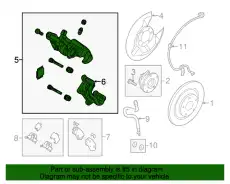 CALIPER(R),PADLESS-RR BJY7-26-98ZB MAZDA