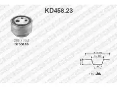 Комплект ремня ГРМ KD458.23 SNR