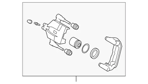 CALIPER(R),RR BRAKE L20626980E MAZDA
