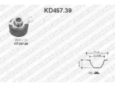 Комплект ремня ГРМ KD457.39 SNR