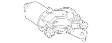 MOTOR, WIPER GHP967340B MAZDA