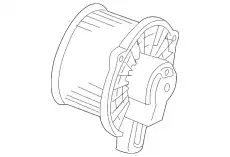 MOTOR,FAN-BLOWER UNI DR61-61-B10 MAZDA