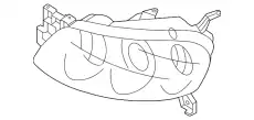 Фара MAZDA BN8R-51-041D