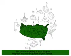 Фара MAZDA BN8R-51-041D
