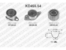 рем.к-кт ГРМ!\ Renault Kangoo 1.9DCi 01> KD455.54 SNR