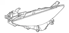 Фара MAZDA BPW1510K0
