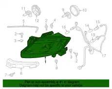 UNIT(R)HEADLAMP TK21-51-031B MAZDA