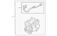 COMPRESSOR,AIR CON. TC44-61-K00 MAZDA