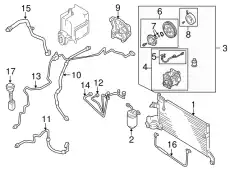 COMPRESSOR,AIR CON. TC44-61-K00 MAZDA