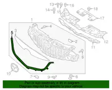 MOULD)Rx-FRONT KD53-50-7J1 MAZDA