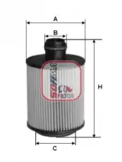 Фильтр масляный SOFIMA S5160PE