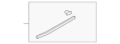 WEATHERSTRIP(L),DOOR GK2A-59-760G MAZDA