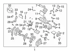CORE,HEATER UNIT GS3L-61-A10 MAZDA