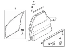 Ручка двери MAZDA GD7A-68-912G-80