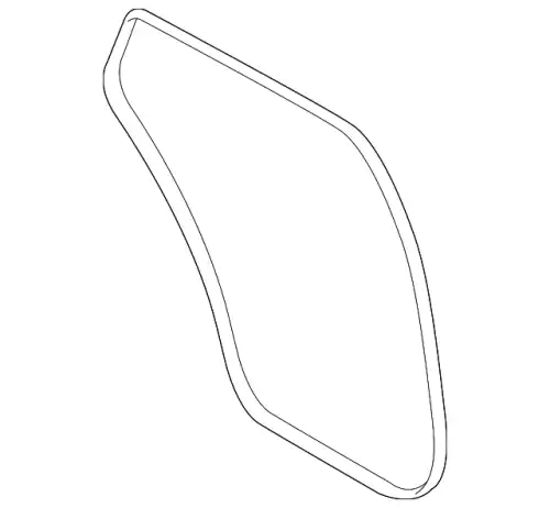 Уплотнитель двери MAZDA TK4868913D