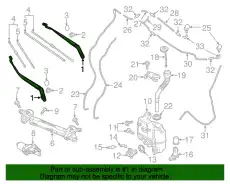 WIPER LINK SUB AS TK4867321 MAZDA