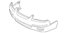Бампер передний TBY5-50-031-BB MAZDA