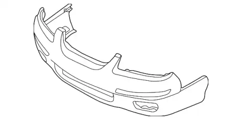 Бампер передний TBY5-50-031-BB MAZDA