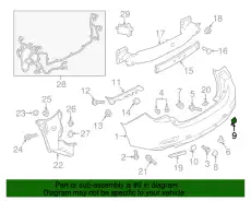 COVER, TOWING HOOK GJR950EK1A13 MAZDA