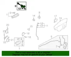  КОМПЛЕКТ КЛЮЧЕЙ ЗАМКА MAZDA B2YD-76-220A