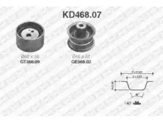 Комплект ремня ГРМ KD468.07 SNR