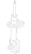 DAMPER LT, FRT KB7W-34-900B MAZDA