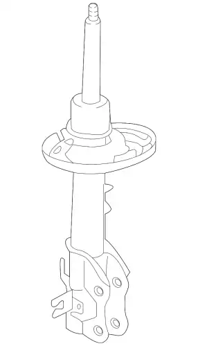 TK4834900B DAMPER(L),FRONT MAZDA