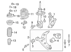DAMPER LT, FRT BABH-34-900B MAZDA