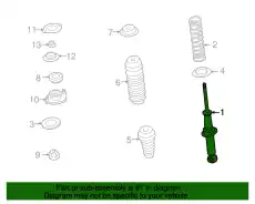DAMPER,REAR NE02-28-700 MAZDA